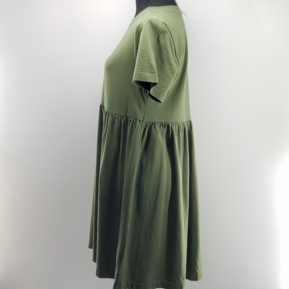 Urban Outfitters. Olive Green Babydoll Dress - Picture 8 of 11